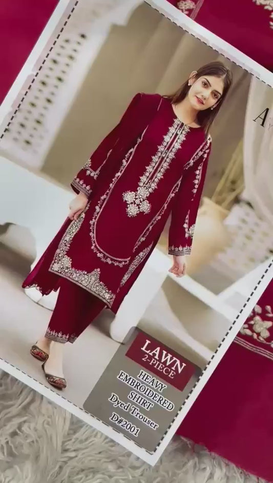 Lawn 2 PC Emb-Meroon